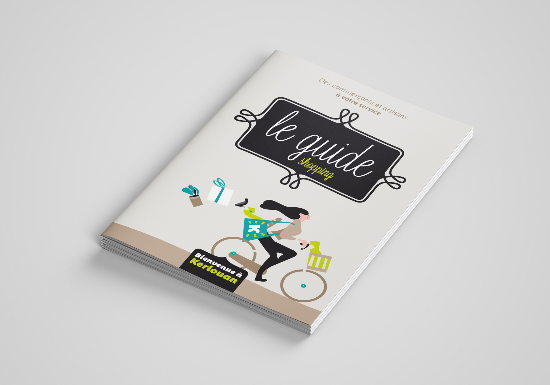 Association Commercants Kerlouan Guide Shopping Brochure