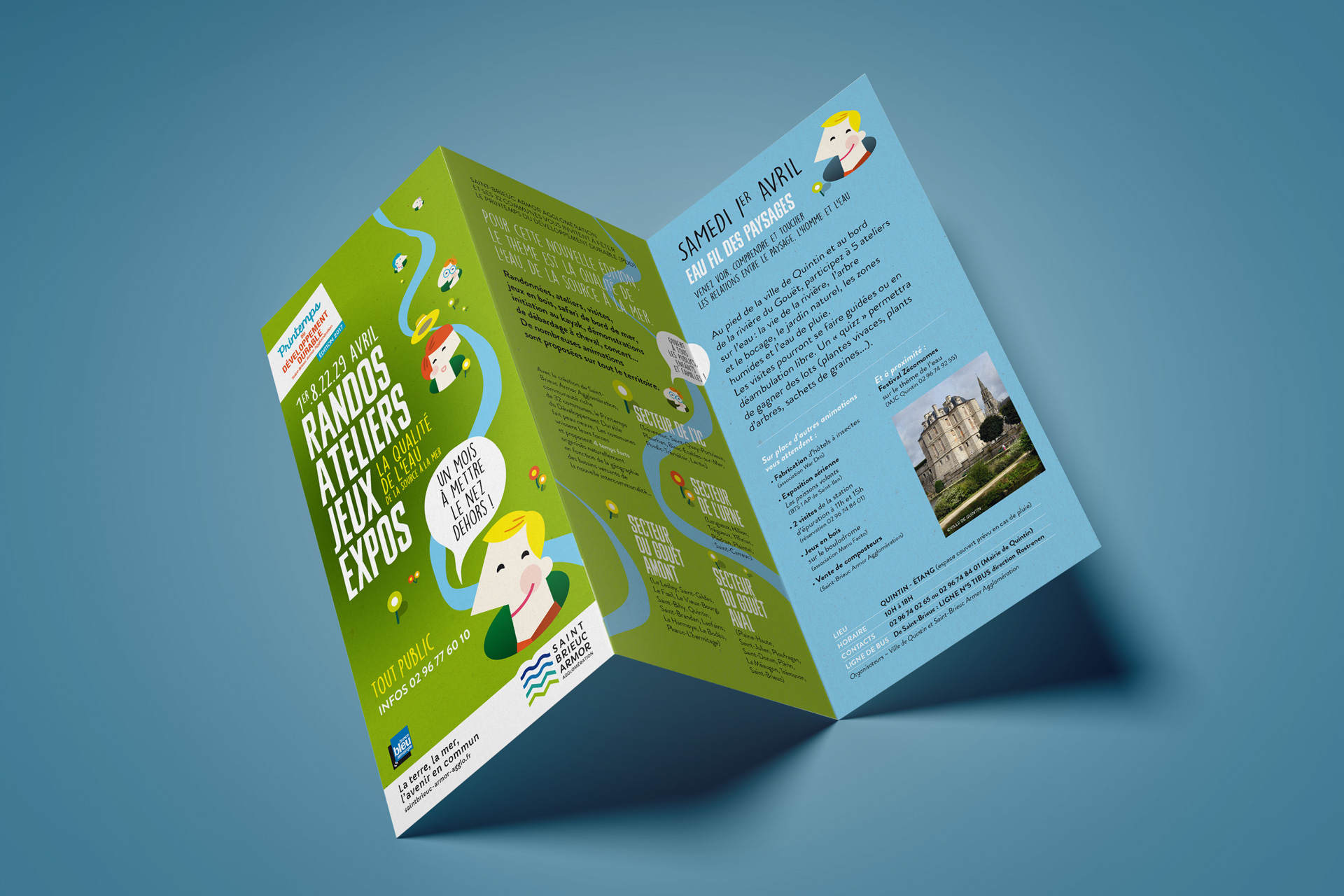 Saint Brieuc Agglomeration Printemps Developpement Durable Fete Nature Programme Depliant