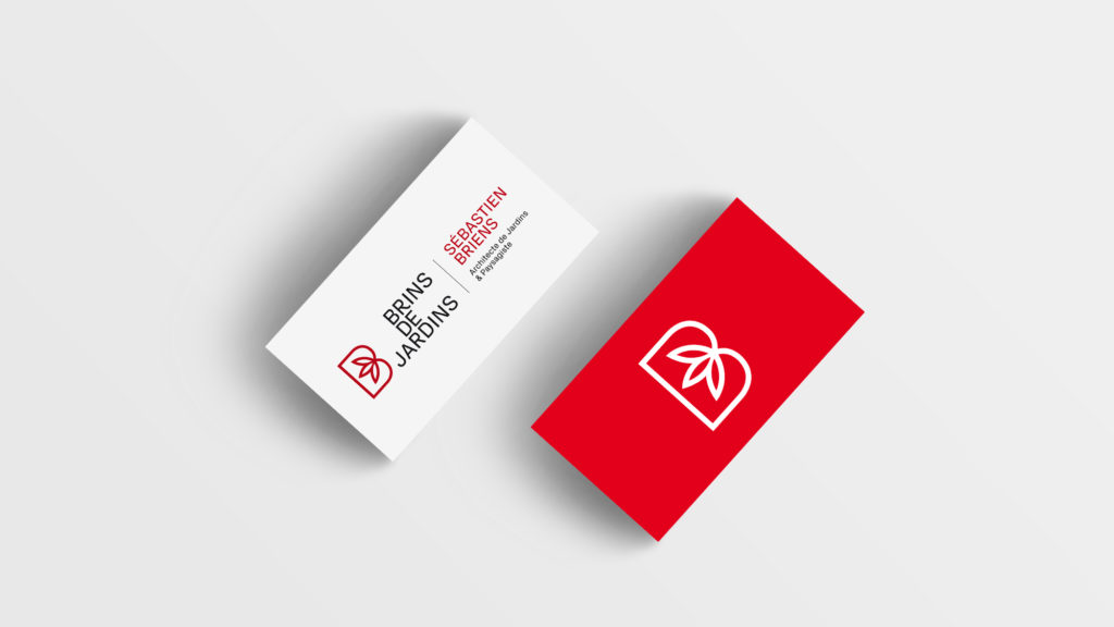 Briens architecte paysagiste identite visuelle logotype carte visite Briens architecte paysagiste identite visuelle logotype carte visite