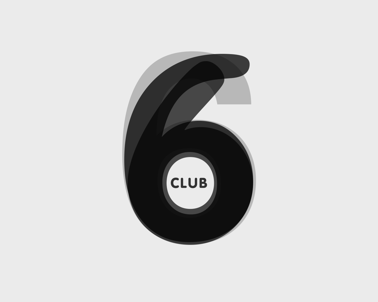 identite visuelle club6 portefolio logo arnaud chauvel graphiste