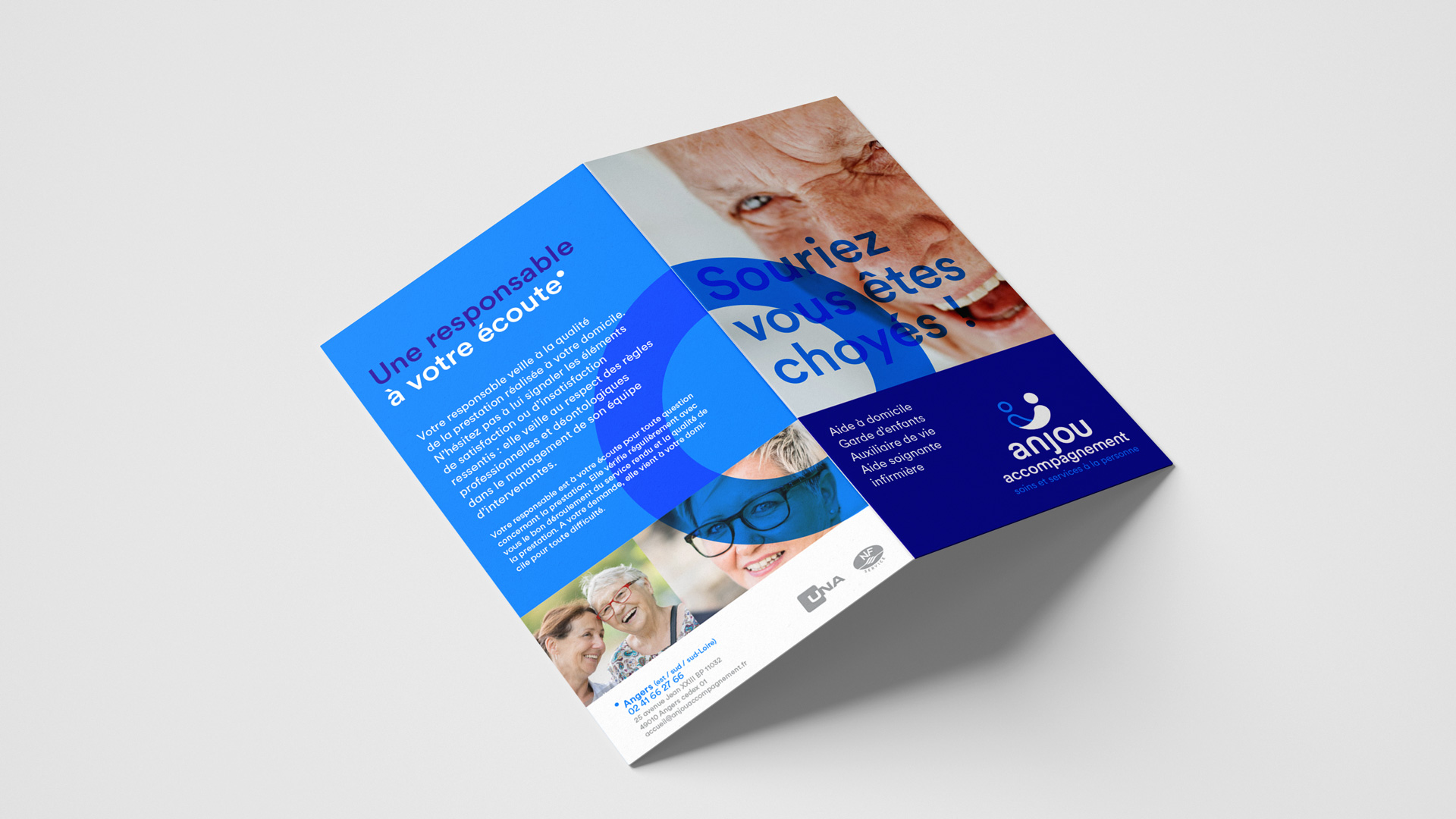 Anjou accompagnement association identite visuelle brochure charte graphique 1