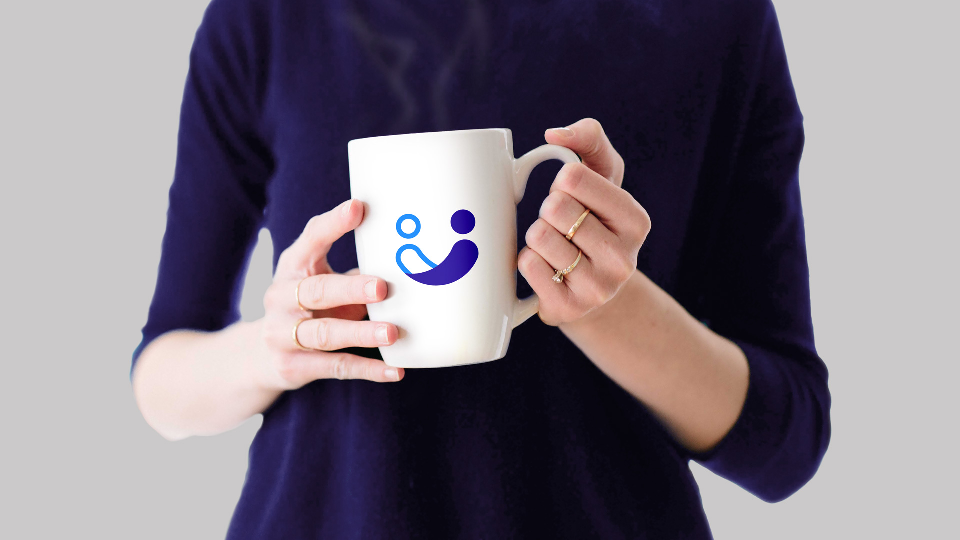 Anjou accompagnement association identite visuelle logotype mug