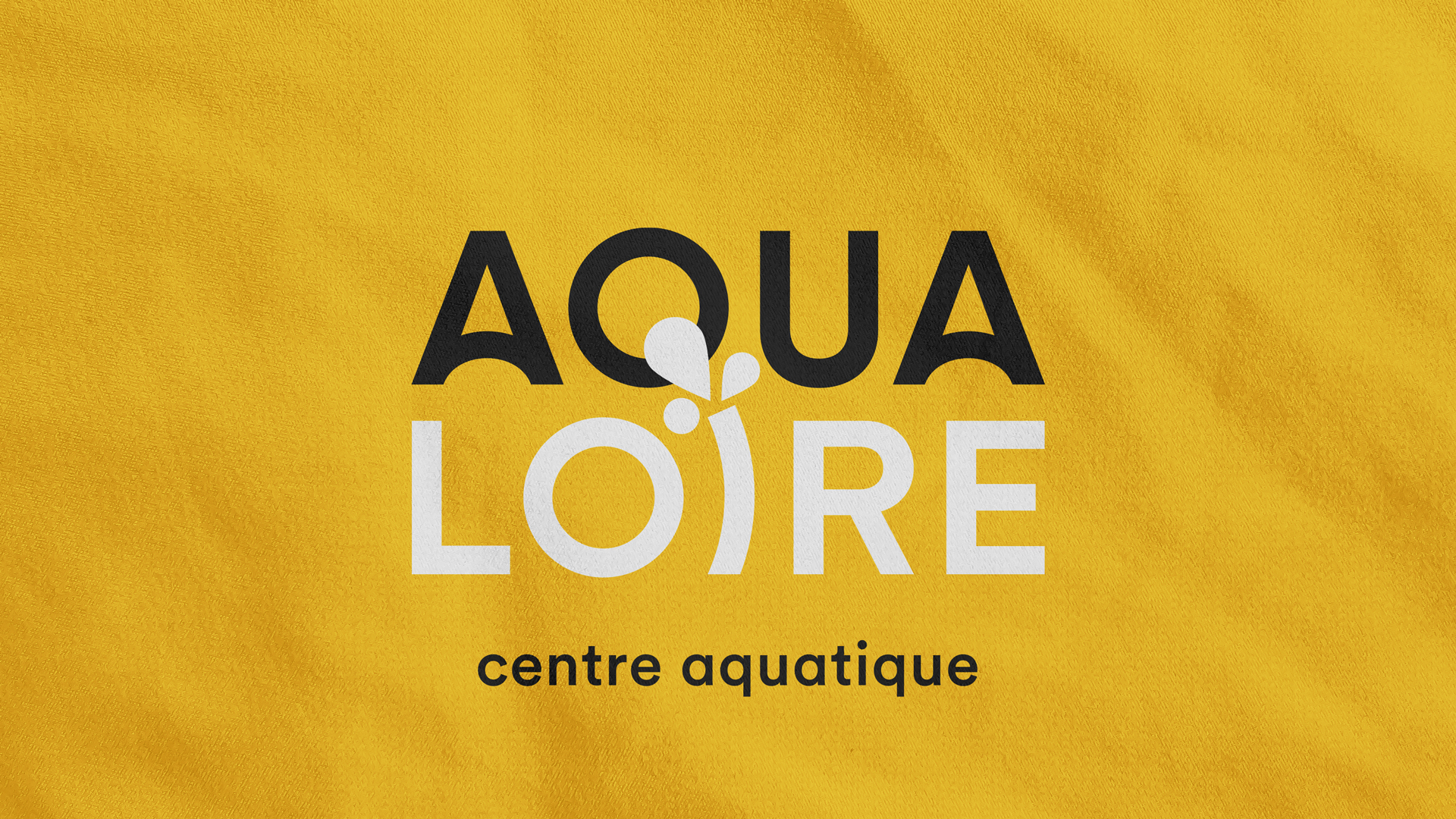 aqualoire mauges sur loire logotype identite visuelle marquage serviette bain goodies