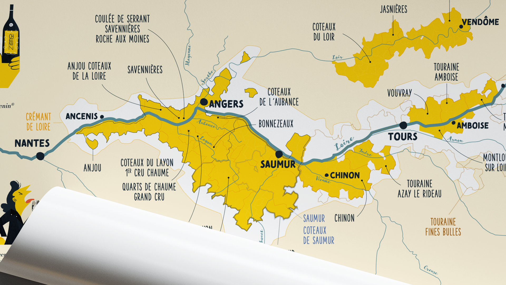 Federation Viticole Anjou Saumur fandechenin cartographie vignoble vin de loire 1