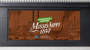 maison de la loire exposition fleuve mississippi affiche logo