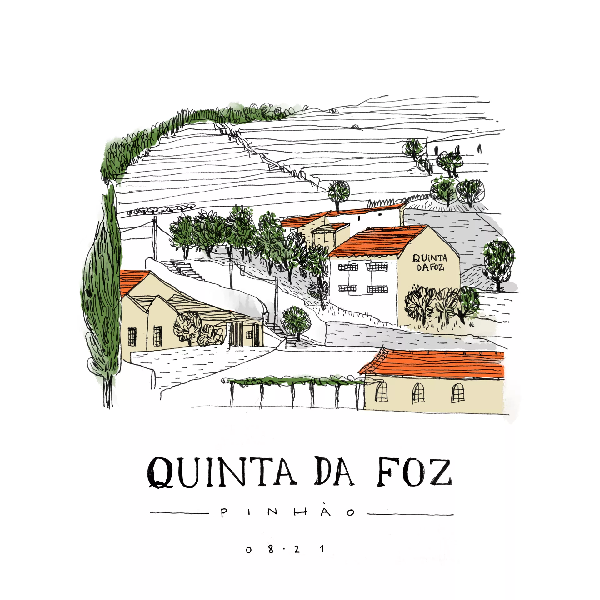 2021 croquis portugal pinhao quinta da foz.jpg©arnaudchauvel illustrateur