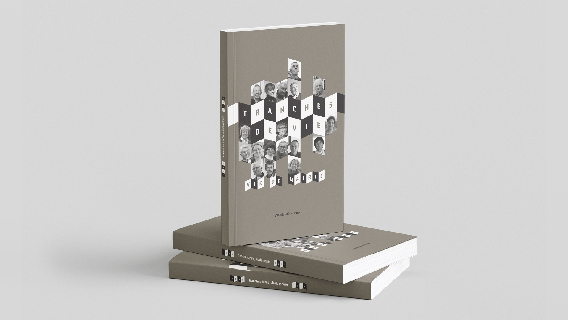 Ville de Saint Brieuc tranche de vie de mairie livre couverture debout 2