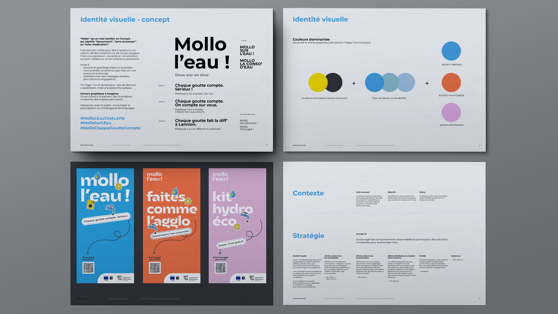 Poster communal de sensibilisation aux économies d’eau destiné à l’information des habitants