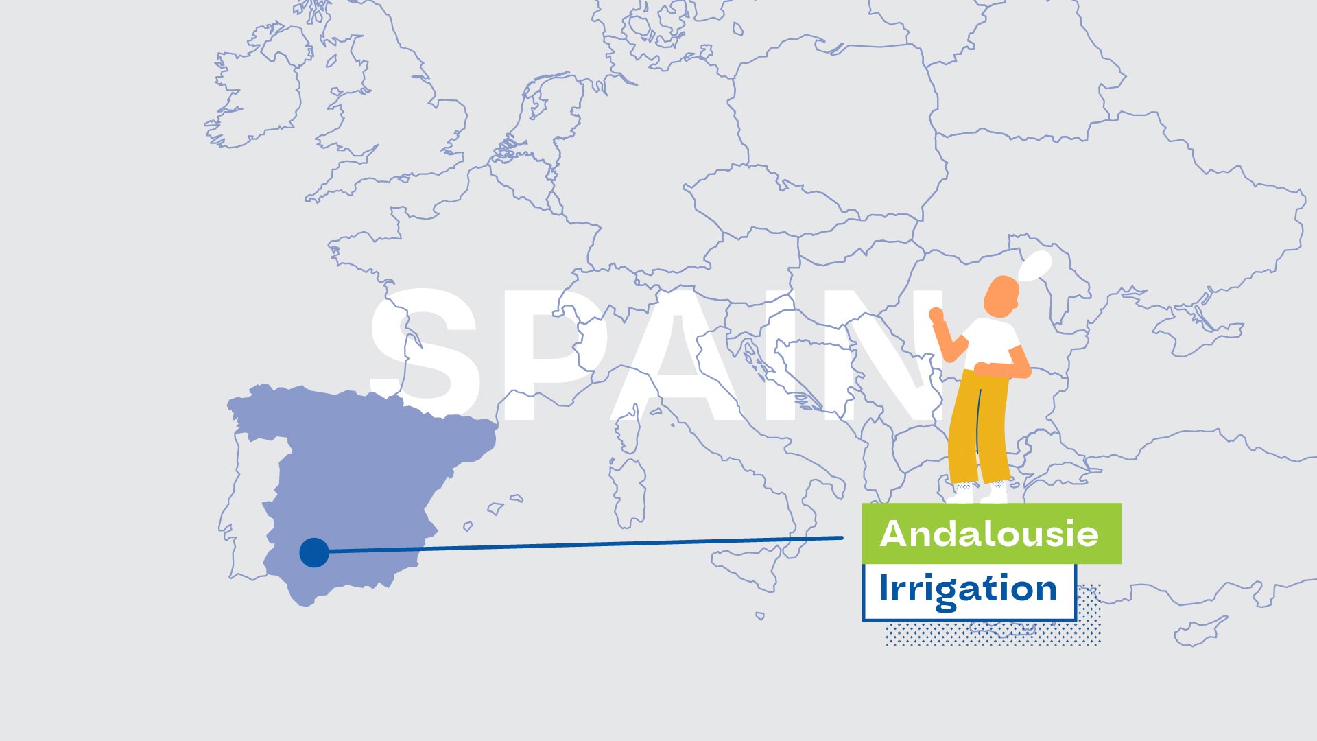 Illustration animée expliquant le fonctionnement des systèmes hybrides d’énergie renouvelable